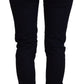Costume National Black Low Waist Skinny Women Denim Jeans