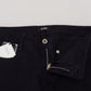 Costume National Black Low Waist Skinny Women Denim Jeans