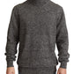 Dolce & Gabbana Gray Turtle Neck Cashmere Pullover Sweater