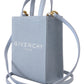 Dolce & Gabbana Blue Coated Canvas Vertical Cloud Mini Shoulder Bag