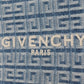 Givenchy Light Blue Coated Canvas Vertical Mini Shoulder Bag