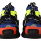 Dolce & Gabbana Black Fabric Suede Sorrento Lace Up Sneakers Shoes