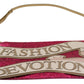 Dolce & Gabbana Pink Glittered Fashion Devotion Sling CLEO Purse
