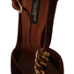Dolce &amp; Gabbana 브라운 Coppar Devotion Heart 샌들 슈즈