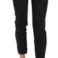 Dolce & Gabbana Polka Dot Slim Capri Trousers Tapered Pants