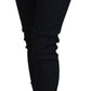 Acht Dark Blue Low Waist Slim Fit Women Denim Jeans