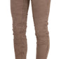 CYCLE Brown Low Waist Slim Fit Skinny Pants