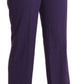 BENCIVENGA Purple High Waist Straight Dress Trouser Pants