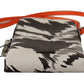 Dolce & Gabbana Gray Leather Cross Body Neck Strap Card Pocket Wallet