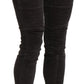 Ermanno Scervino Brown Velvet Capri Cropped Cotton Pants