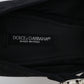 Dolce & Gabbana Black Brocade High Heels Mary Janes Shoes