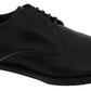 Dolce & Gabbana Black Leather SARTORIA Men's Shoes