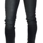 Acht Blue Washed Low Waist Skinny Denim Trouser