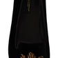 Dolce & Gabbana Black DG Sacred Heart Patch Slip On Flat Shoes