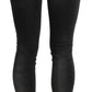 Acht Black Gray Washed Skinny Trouser Cotton Jeans