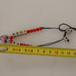 Dolce & Gabbana Red Blue Beaded DG LOVES LONDON Flag Branded Bracelet