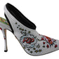 Dolce & Gabbana White WOW Neoprene Stretch Pumps Shoes