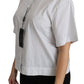 Dolce & Gabbana White Collared Short Sleeve Polo Shirt Top