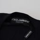 Dolce & Gabbana Black Virgin Wool Crewneck Pullover  Sweater