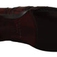 Dolce & Gabbana Bordeaux Exotic Leather Dress Derby  Shoes