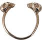 Nialaya Antique Silver Tone Skull Men Jewelry Ring