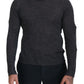 Costume National Gray Crewneck Pullover Sweater