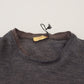 Costume National Gray Crewneck Pullover Sweater