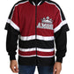 Dolce & Gabbana Red Black AMORE Sport Full Zipper Sweater