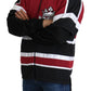 Dolce & Gabbana Red Black AMORE Sport Full Zipper Sweater