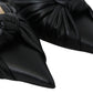 Jimmy Choo Annabell Black Leather Flat Shoes