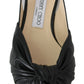 Jimmy Choo Annabell Black Leather Flat Shoes