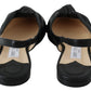 Jimmy Choo Annabell Black Leather Flat Shoes