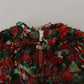 Dolce & Gabbana Multicolor Geranium A-line Knee Length Dress