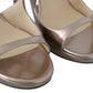 Jimmy Choo Ballet Pink Leather Lance Sandals Pumps
