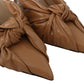 Jimmy Choo Annabell 85 Caramel Leather Pumps