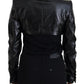 Dolce & Gabbana Black Long Sleeves Crop Blazer Cotton Jacket