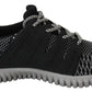 Plein Sport Black Polyester Runner Mason Sneakers Shoes