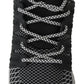 Plein Sport Black Polyester Runner Mason Sneakers Shoes