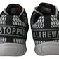 Plein Sport Black Polyester Runner Mason Sneakers Shoes