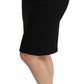 Dolce & Gabbana Black A-line High Waist Mini Wool Skirt