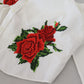 Dolce & Gabbana White Cotton Flower Embroidery Shirt Top