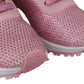 Plein Sport Pink Blush Polyester Gretel Sneakers Shoes