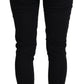 Dolce & Gabbana Black Cotton Skinny Mid Waist Denim Jeans