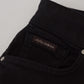 Dolce & Gabbana Black Cotton Skinny Mid Waist Denim Jeans