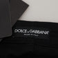 Dolce & Gabbana Black Cotton Skinny Mid Waist Denim Jeans