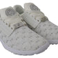 Plein Sport White Polyester Runner Beth Sneakers Shoes