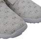 Plein Sport White Polyester Runner Beth Sneakers Shoes