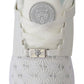 Plein Sport White Polyester Runner Beth Sneakers Shoes