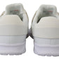 Plein Sport White Polyester Runner Beth Sneakers Shoes