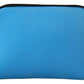 Dolce & Gabbana Blue Logo Print Hand Pouch Leopard Print Toiletry Bag